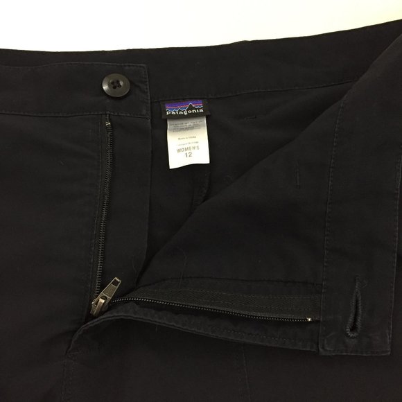 PATAGONIA Black Zip Pockets Active Wear Skorts - Picture 4 of 13